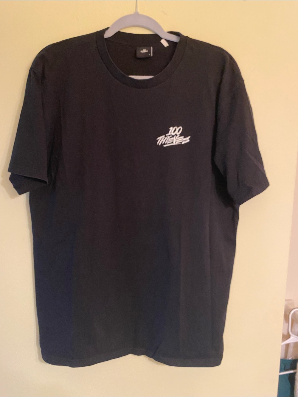 100 Thieves Men's Black Short Sleeve Crew Tee